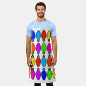 kerstlampglas schort (Gedragen)