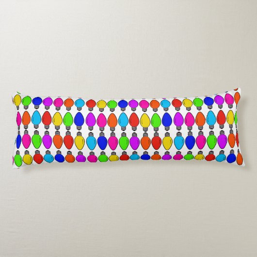 kerstlampglas Sierkussen Lichaamskussen (Achterkant)