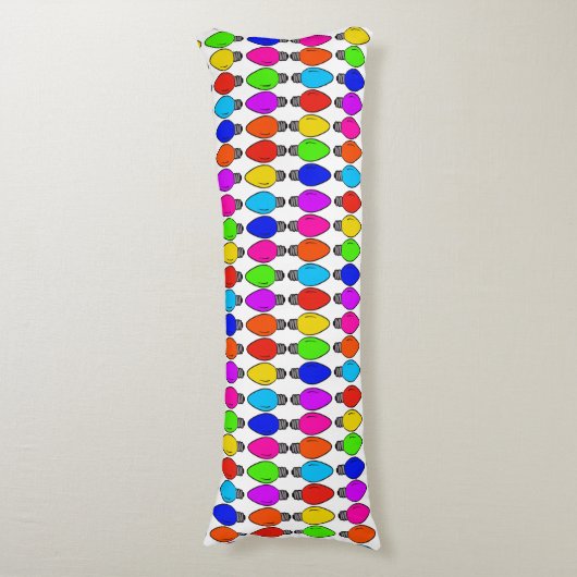 kerstlampglas Sierkussen Lichaamskussen (Voorkant Verticaal)