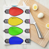 kerstlampglas theedoek (Quarter Fold)