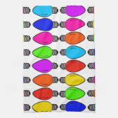 kerstlampglas theedoek (Verticaal)