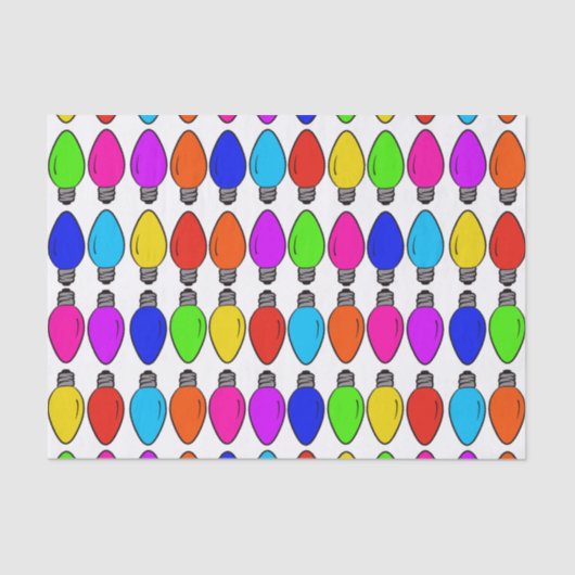 kerstlampglas tissuepapier (Voorkant)