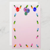 kerstlamphuis briefpapier (Voorkant / Achterkant)