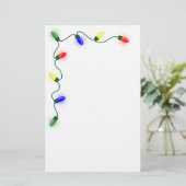 kerstlamphuis briefpapier (Staand voorkant)