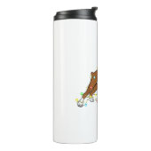kerstlampje Boxer Hondenliefhebber Funny Gift Thermosbeker (Gedraaid links)
