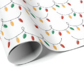 kerstlampje cadeaupapier (Rol Hoek)