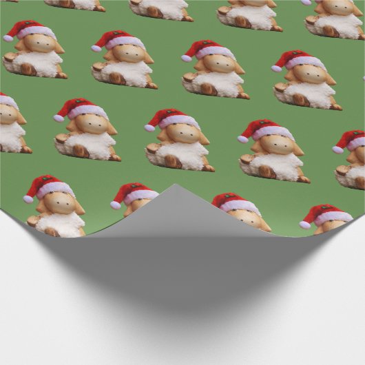 kerstlampje cadeaupapier (Hoek)