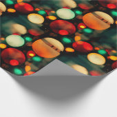 kerstlampje cadeaupapier (Hoek)