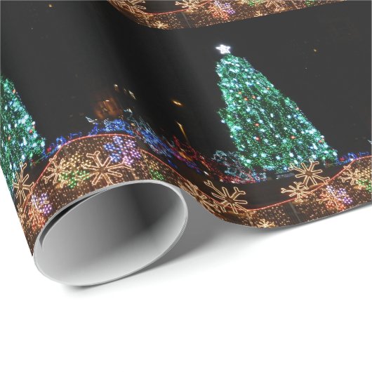 kerstlampje cadeaupapier (Rol Hoek)