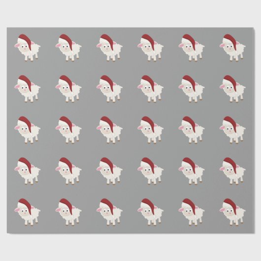 kerstlampje cadeaupapier (Vlak)