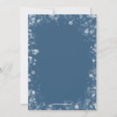 kerstlampje feestdagenkaart (Achterkant)