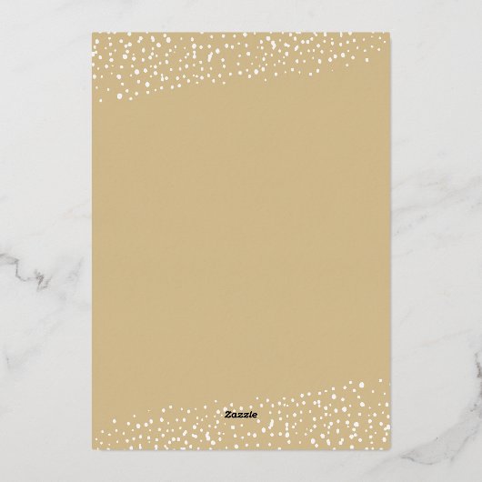 kerstlampje folie feestdagenkaart (Achterkant)