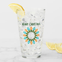 Kerstlampje in Oranje en blauw