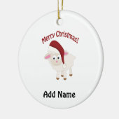  kerstlampje keramisch ornament (Links)