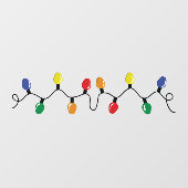 kerstlampje met strijkdraad grote lamp raamsticker (Vel)