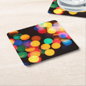 Kerstlampje Modern Kartonnen Onderzetters (Schuin)