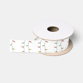 kerstlampje satijnen lint