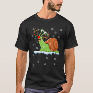 kerstlampje Slak Funny Reindeslak Lover T-shirt