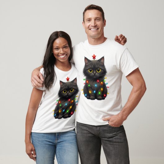 kerstlampje t-shirt (Unisex)