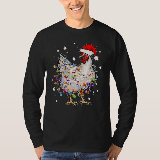 Kerstlampje T-shirt (Voorkant)