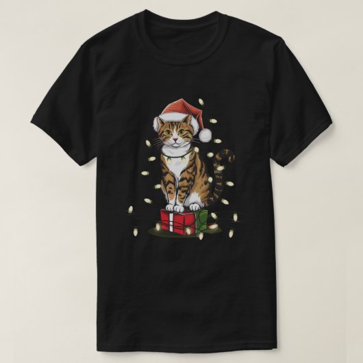 kerstlampje t-shirt (Design voorkant)