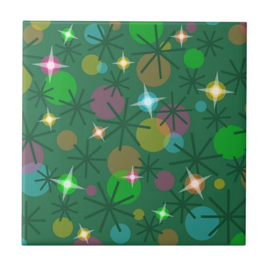 kerstlampje tegeltje (Voorkant)