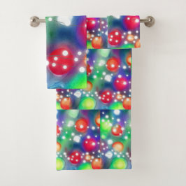 kerstlampjes bad handdoek