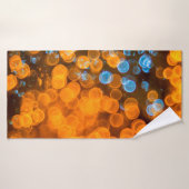 kerstlampjes badhanddoek (Badhanddoek)