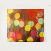 Kerstlampjes Bokeh Modern Photo Booth-achtergrond Wandkleed (Voorkant (horizontaal))