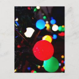 kerstlampjes briefkaart