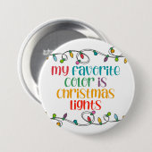 kerstlampjes Button (Voorkant /achterkant)
