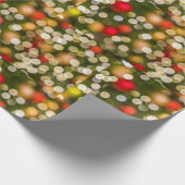 kerstlampjes cadeaupapier (Hoek)