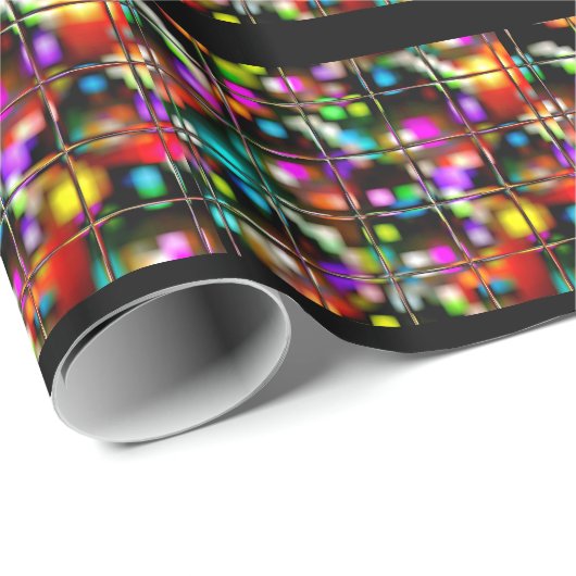 kerstlampjes cadeaupapier (Rol Hoek)