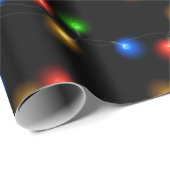 kerstlampjes cadeaupapier (Rol Hoek)