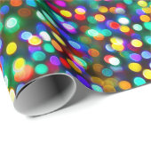 kerstlampjes cadeaupapier (Rol Hoek)