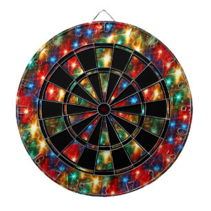 kerstlampjes dartbord