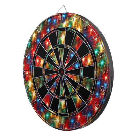 kerstlampjes dartbord (Voorkant Rechts)