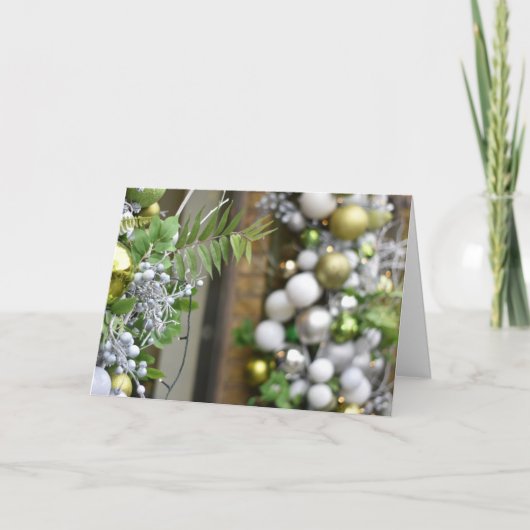 Kerstlampjes Decorations London Photography Kaart (Voorkant)