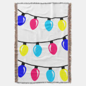 kerstlampjes deken (Voorkant Verticaal)