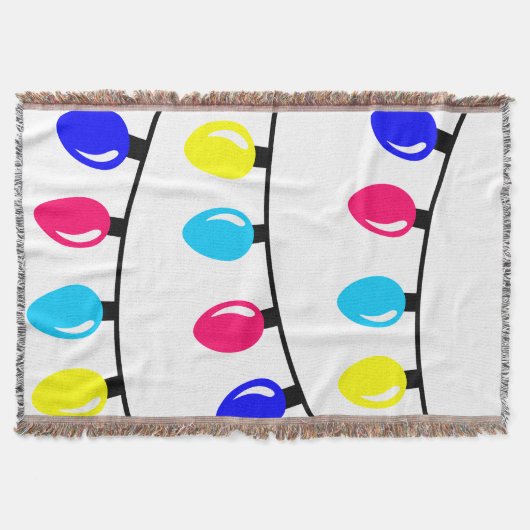 kerstlampjes deken (Voorkant)