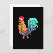 Kerstlampjes die Pet met kerstmis dragen Kaart (Voorkant / Achterkant)