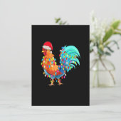 Kerstlampjes die Pet met kerstmis dragen Kaart (Staand voorkant)