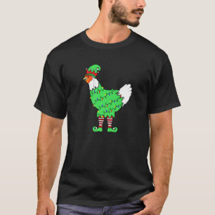 kerstlampjes Elf Chicken Chicken T-shirt