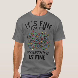 kerstlampjes en alles is mooi, lomp. t-shirt