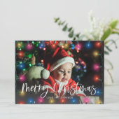 Kerstlampjes en foto's (Staand voorkant)