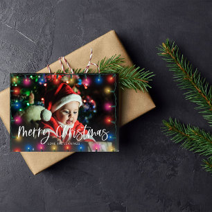 Kerstlampjes en foto's