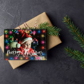 Kerstlampjes en foto's