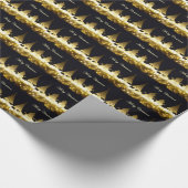 kerstlampjes en snoeischerpapier cadeaupapier (Hoek)