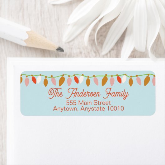 kerstlampjes etiket (Insitu)