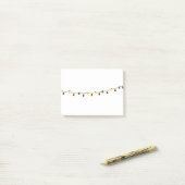 kerstlampjes Feestdagen Post-it® Notes (Op bureau)